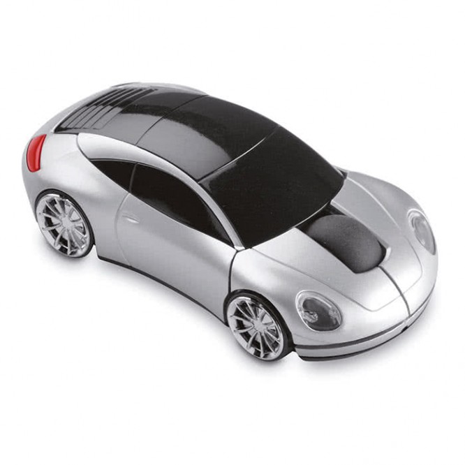 Draadloze muis in de vorm van een auto