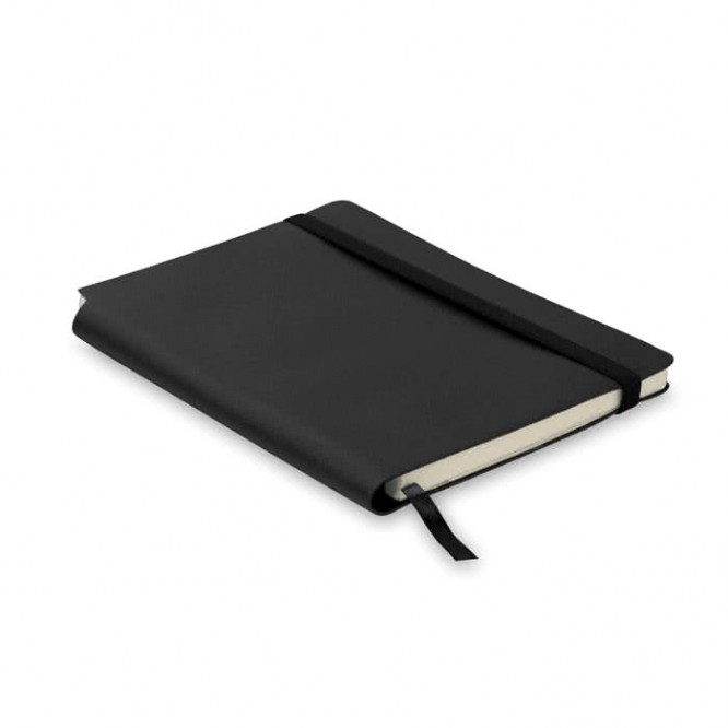 A5-formaat notitieboekje met slappe kaft kleur zwart