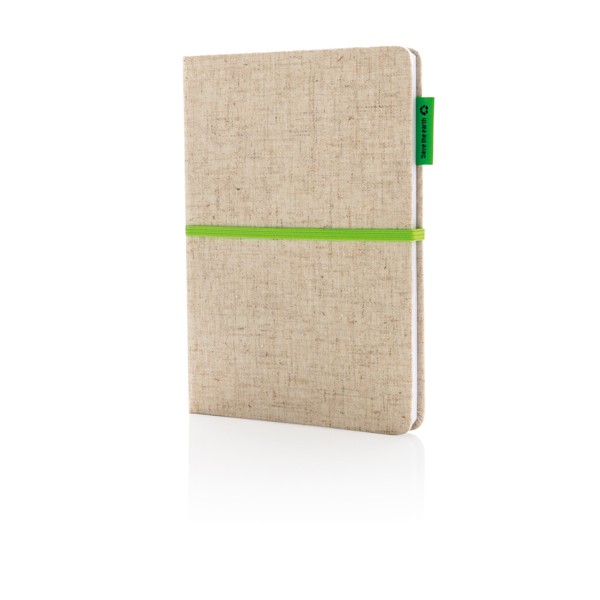 Duurzaam notitieboek met logo