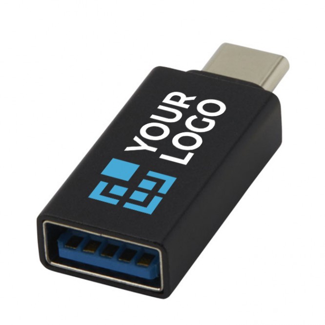 Bedrukte USB-C-adapter met 3.0