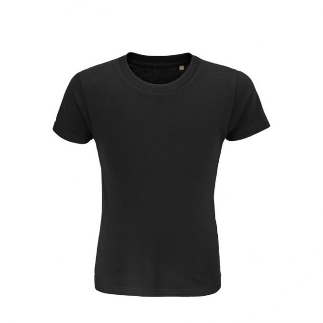 Eco T-shirts voor kinderen, 150 g/m2 in de kleur zwart