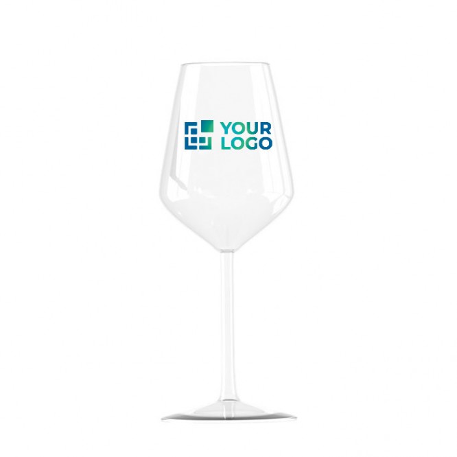 Elegante wijnglazen bedrukken met logo een inhoud van 370ml kleur doorzichtig