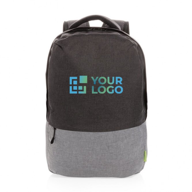 Duo color rpet laptop rugzakken met logo