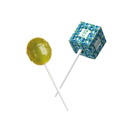 Lollipop in een doosje met verschillende smaken 10g