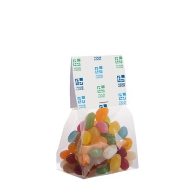 Jelly Beans zakje met personaliseerbare header 100g