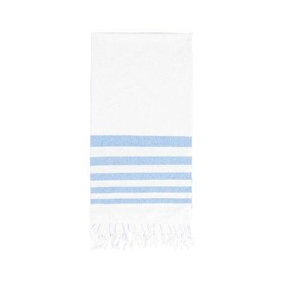 Tweekleurige omslag handdoek van katoen