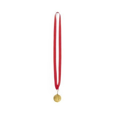 Metalen medaille met lint