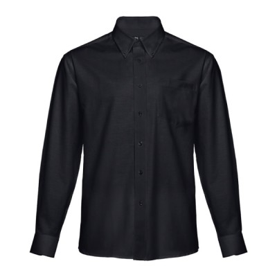 Reclame overhemd met logo, 130 g/m2 in de kleur zwart
