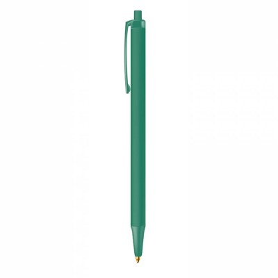 Bdrukte pen van BIC® met blauwe inkt kleur groen