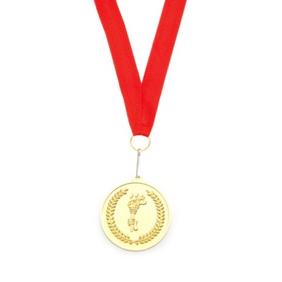 Metalen medaille met olympisch motief
