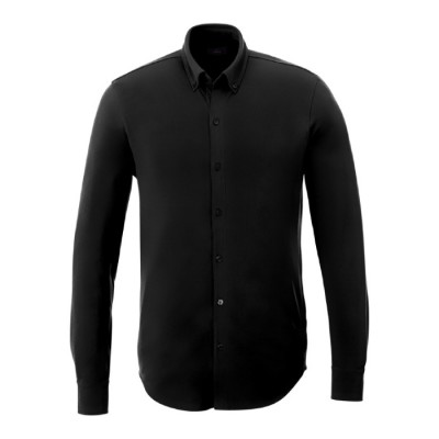 Bedrukte overhemden, 200 g/m2 in de kleur zwart