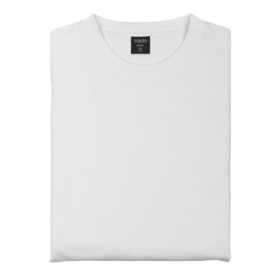 Technisch sweatshirt van polyester, 265 g/m2 in de kleur wit