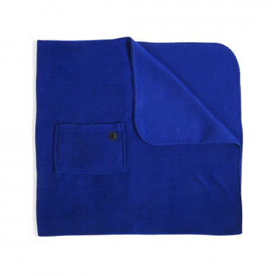 Deken voor in je tas 180 gr/m2 kleur koningsblauw