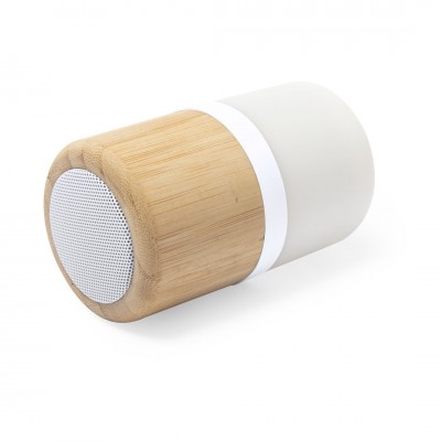 Bluetooth speaker van bamboe kleur hout