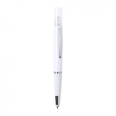 Pen met spuitsysteem en aanraakwijzer kleur wit