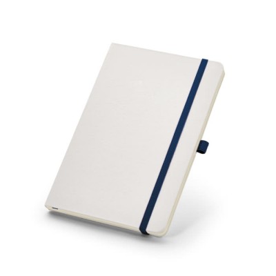 A5 notitieboekje met logo en witte kaft