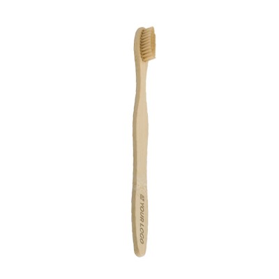 bamboe tandenborstel kleur bruin zesde weergave