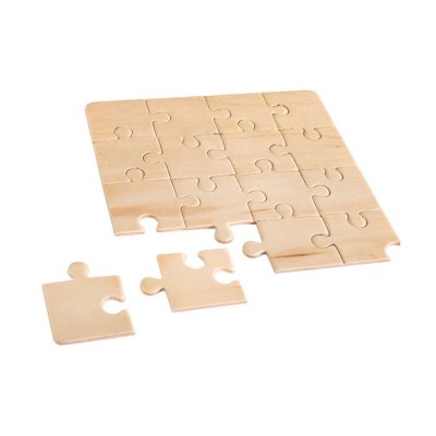 Houten bedrukte puzzels van 16 stukjes