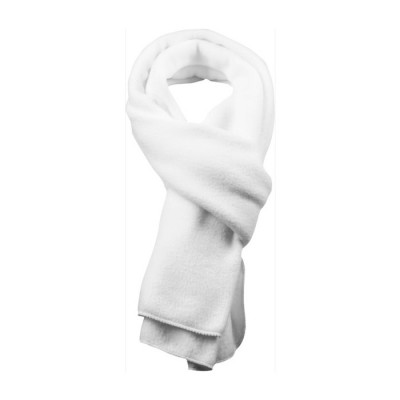 Polyester promotie sjaals kleur wit