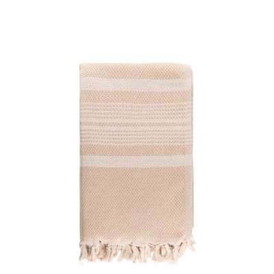Pareo handdoek van gerecycled katoen met gestreept design 200 g/m2