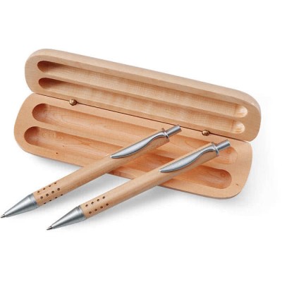Duurzame houten pennen bedrukken als promotieartikel