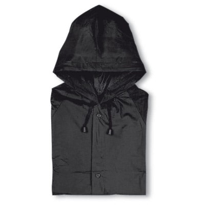 Regenjas bedrukken met logo kleur zwart