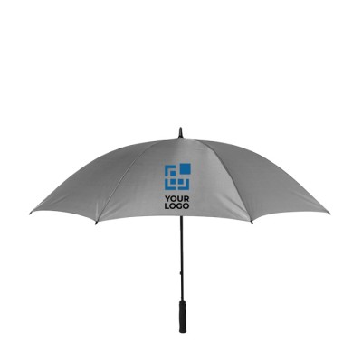 Te bedrukken paraplu van 30'’ voor bedrijven kleur zwart