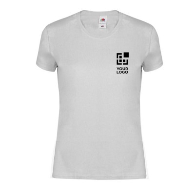 Katoenen dames t-shirt met logo 150 g/m2 Fruit Of The Loom