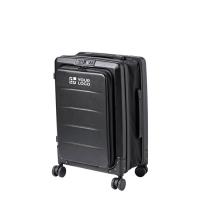 Koffer met uitschuifbaar middendeel en laptopvak van 15