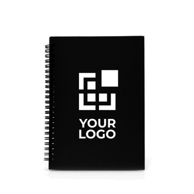 A5 Notitieboekje bedrukken met logo als relatiegeschenk kleur zwart