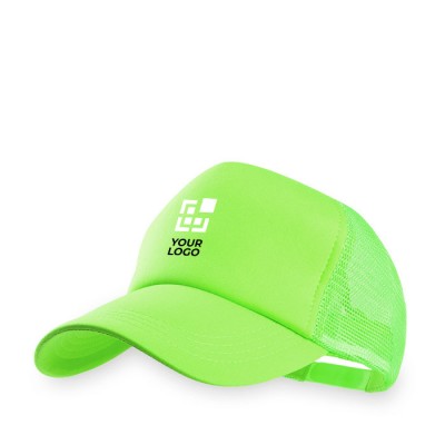 Fluorescerende baseball cap met logo