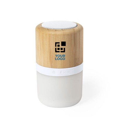 Bluetooth speaker van bamboe kleur hout