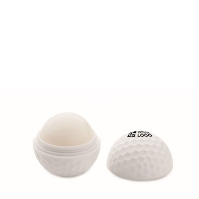 Golfbalvormige ABS-lippenbalsem met vanillesmaak SPF10