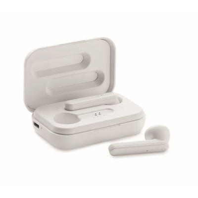 Bluetooth 5.0 oortjes in doosje kleur wit