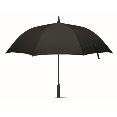 Elegante stormparaplu met logo kleur zwart