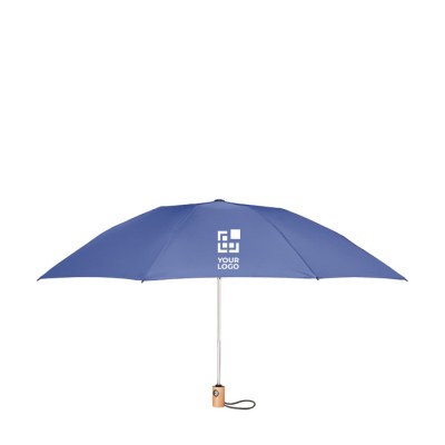 23 Inch opvouwbare reversible paraplu kleur koningsblauw