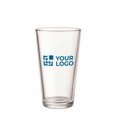 Herbruikbaar drinkglas met logo kleur doorzichtig