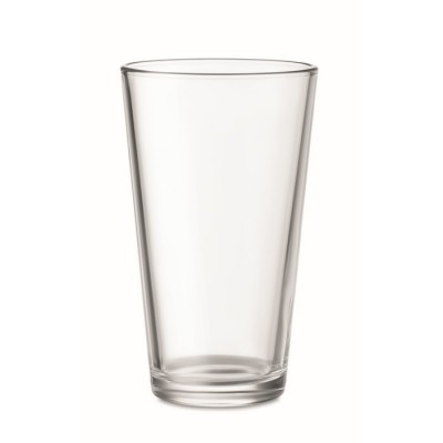 Dubbelwandige glazen met logo - groot formaat kleur doorzichtig