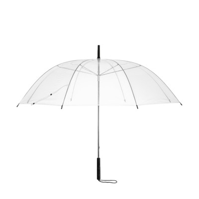 Te bedrukken paraplu van 23” met 8 panelen kleur doorzichtig