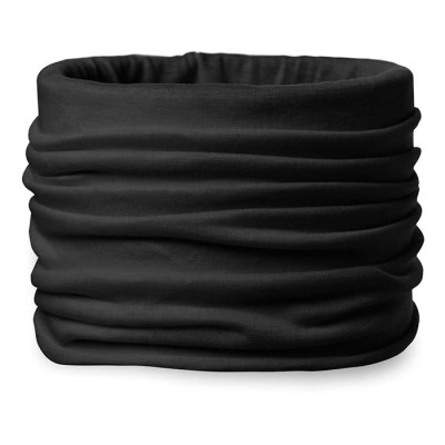 Microfiber bandana met logo kleur zwart