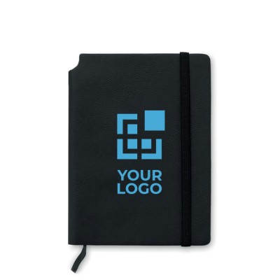 A5-formaat notitieboekje met slappe kaft kleur zwart