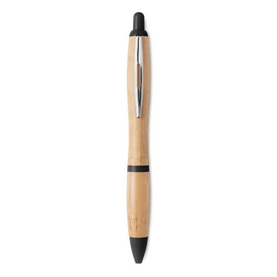 Klassieke houten pen om te bedrukken kleur zwart