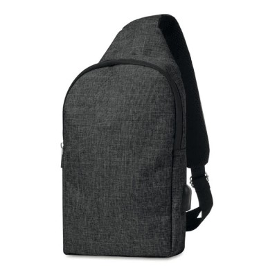 Design schoudertasjes met logo kleur zwart