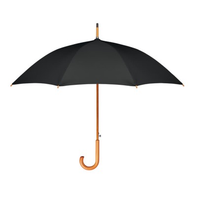 Elegante paraplu voor bedrijven kleur zwart