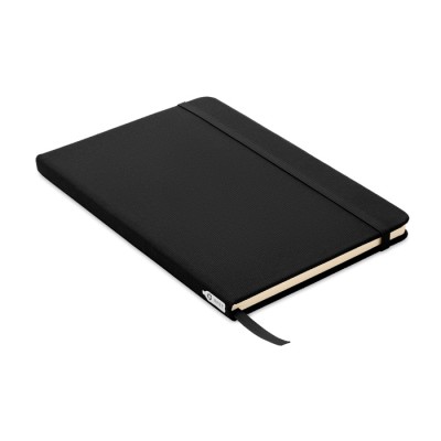 A5-formaat gepersonaliseerd RPET-notitieboek kleur zwart