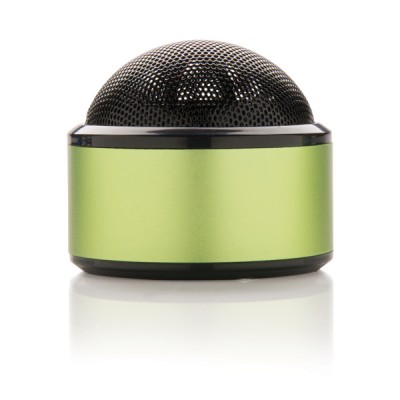 Kleine bedrukte speakers met logo kleur groen