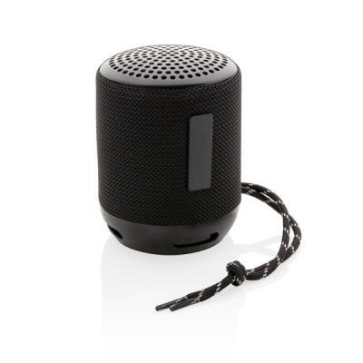 Watervaste 5.0 bluetooth speaker met logo kleur zwart