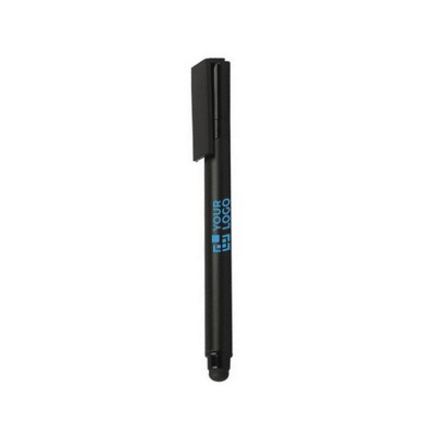 Compacte usb-pen met stylus kleur zwart