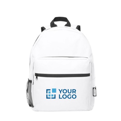 Eco 15.6" laptop rugzak met jouw logo   weergave met jouw bedrukking