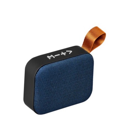 Moderne bluetooth speaker in doosje weergave met jouw bedrukking
